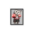 Picture of Boxing cat _GroupedProduct_Rectangle_Portrait_Canvas_Framed_