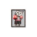 Picture of Boxing cat _GroupedProduct_Rectangle_Portrait_Canvas_Framed_