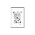 Picture of Lovely leopard _GroupedProduct_Rectangle_Portrait_Canvas_Framed_