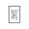 Picture of Lovely leopard _GroupedProduct_Rectangle_Portrait_Canvas_Framed_