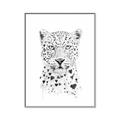 Picture of Lovely leopard _GroupedProduct_Rectangle_Portrait_Canvas_Framed_