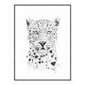 Picture of Lovely leopard _GroupedProduct_Rectangle_Portrait_Canvas_Framed_