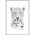 Picture of Lovely leopard _GroupedProduct_Rectangle_Portrait_Canvas_Framed_