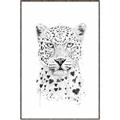 Picture of Lovely leopard _GroupedProduct_Rectangle_Portrait_Canvas_Framed_