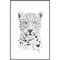 Picture of Lovely leopard _GroupedProduct_Rectangle_Portrait_Canvas_Framed_