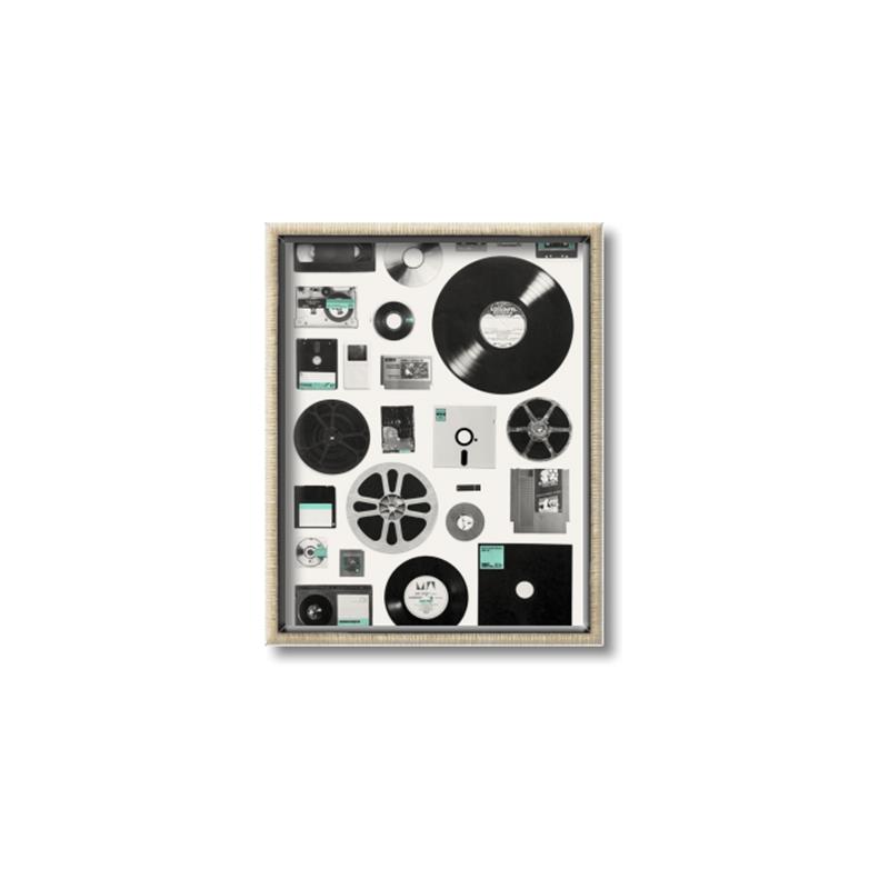 Picture of Retro Data _GroupedProduct_Rectangle_Portrait_Canvas_Framed_