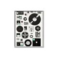 Picture of Retro Data _GroupedProduct_Rectangle_Portrait_Canvas_Framed_