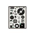 Picture of Retro Data _GroupedProduct_Rectangle_Portrait_Canvas_Framed_