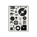 Picture of Retro Data _GroupedProduct_Rectangle_Portrait_Canvas_Framed_