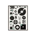Picture of Retro Data _GroupedProduct_Rectangle_Portrait_Canvas_Framed_