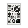 Picture of Retro Data _GroupedProduct_Rectangle_Portrait_Canvas_Framed_