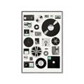 Picture of Retro Data _GroupedProduct_Rectangle_Portrait_Canvas_Framed_