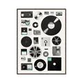 Picture of Retro Data _GroupedProduct_Rectangle_Portrait_Canvas_Framed_