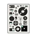 Picture of Retro Data _GroupedProduct_Rectangle_Portrait_Canvas_Framed_