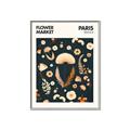 Picture of Flower Market Paris Poster _GroupedProduct_Rectangle_Portrait_Canvas_Framed_