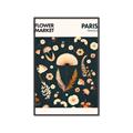 Picture of Flower Market Paris Poster _GroupedProduct_Rectangle_Portrait_Canvas_Framed_