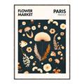 Picture of Flower Market Paris Poster _GroupedProduct_Rectangle_Portrait_Canvas_Framed_