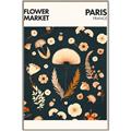 Picture of Flower Market Paris Poster _GroupedProduct_Rectangle_Portrait_Canvas_Framed_