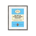 Picture of The Art of Shit Losing Typography Poster _GroupedProduct_Rectangle_Portrait_Framed_Matted_