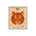 Picture of The third eye tiger _GroupedProduct_Rectangle_Portrait_Framed_Matted_