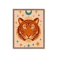 Picture of The third eye tiger _GroupedProduct_Rectangle_Portrait_Framed_Matted_