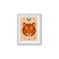 Picture of The third eye tiger _GroupedProduct_Rectangle_Portrait_Framed_Matted_