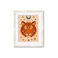 Picture of The third eye tiger _GroupedProduct_Rectangle_Portrait_Framed_Matted_