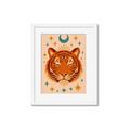 Picture of The third eye tiger _GroupedProduct_Rectangle_Portrait_Framed_Matted_