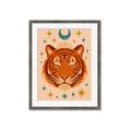 Picture of The third eye tiger _GroupedProduct_Rectangle_Portrait_Framed_Matted_