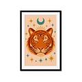 Picture of The third eye tiger _GroupedProduct_Rectangle_Portrait_Framed_Matted_