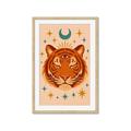 Picture of The third eye tiger _GroupedProduct_Rectangle_Portrait_Framed_Matted_
