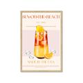 Picture of Sex on the Beach Drink _GroupedProduct_Rectangle_Portrait_Framed_Matted_
