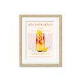 Picture of Sex on the Beach Drink _GroupedProduct_Rectangle_Portrait_Framed_Matted_