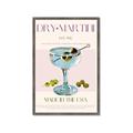 Picture of Classic Martini Charm _GroupedProduct_Rectangle_Portrait_Framed_Matted_