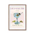 Picture of Classic Martini Charm _GroupedProduct_Rectangle_Portrait_Framed_Matted_
