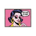 Picture of Too Cool To Care _GroupedProduct_Rectangle_Landscape_Framed_Matted_