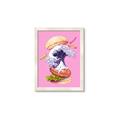 Picture of kanagawa burger _GroupedProduct_Rectangle_Portrait_Framed_Matted_