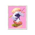Picture of kanagawa burger _GroupedProduct_Rectangle_Portrait_Framed_Matted_