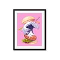 Picture of kanagawa burger _GroupedProduct_Rectangle_Portrait_Framed_Matted_