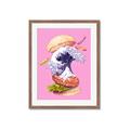 Picture of kanagawa burger _GroupedProduct_Rectangle_Portrait_Framed_Matted_