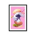 Picture of kanagawa burger _GroupedProduct_Rectangle_Portrait_Framed_Matted_