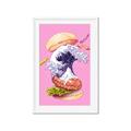 Picture of kanagawa burger _GroupedProduct_Rectangle_Portrait_Framed_Matted_