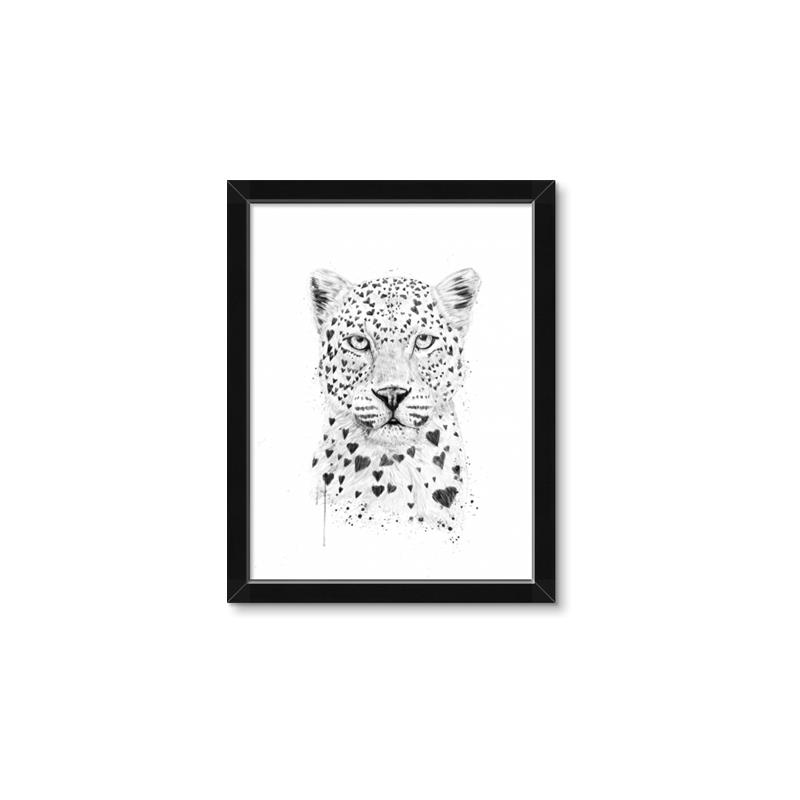 Picture of Lovely leopard _GroupedProduct_Rectangle_Portrait_Framed_Matted_