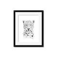 Picture of Lovely leopard _GroupedProduct_Rectangle_Portrait_Framed_Matted_