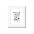 Picture of Lovely leopard _GroupedProduct_Rectangle_Portrait_Framed_Matted_