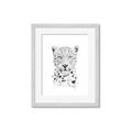 Picture of Lovely leopard _GroupedProduct_Rectangle_Portrait_Framed_Matted_