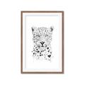 Picture of Lovely leopard _GroupedProduct_Rectangle_Portrait_Framed_Matted_
