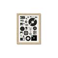 Picture of Retro Data _GroupedProduct_Rectangle_Portrait_Framed_Matted_