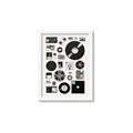 Picture of Retro Data _GroupedProduct_Rectangle_Portrait_Framed_Matted_