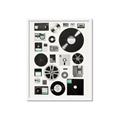 Picture of Retro Data _GroupedProduct_Rectangle_Portrait_Framed_Matted_